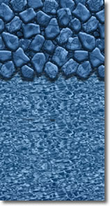 Beaded pool liners