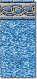Beaded pool liners