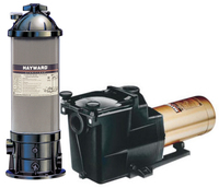 Custom Hayward Pool Pump and Cartridge Filter Equipment Bundle HaywardCartridgeBundle