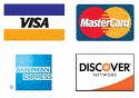 We accept all major credit cards