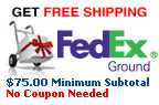 Get Free Shipping on all $75 Orders