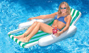 Swimline SunChaser Floating Lounge Chair for Pools - Item 10000