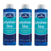 BioGuard Polysheen Blue Water Clarifier For Swimming Pools 32 oz - 3 Pack - Item 23721-3