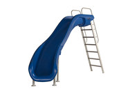 S.R. Smith Rogue2 Pool Slide in White with Left Turn - Item 610-209-5822