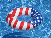 Swimline Americana 36" Full Size Swim Ring - Item 90196