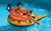 Swimline Inflatable Jolly Roger Ride-On Water Blaster - Item 90785
