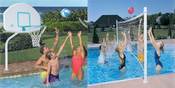 DunnRite Deck Shoot and Deck Volly Stainless Steel Pool Basketball & Volleyball ... - Item DMC100BRSS