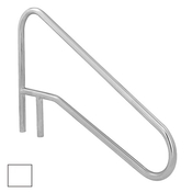 S.R. Smith Sloped Braced Safety Hand and Stair Rail - Pearl White - Item DMS-102A-PW