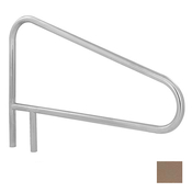 S.R. Smith Straight Braced Safety Hand and Stair Rail with Sealed Steel - Taupe - Item DMS-103A-VT