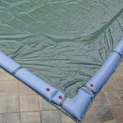 20 x 45 Inground Winter Pool Cover 10 Year Green/Black Rectangle - Item GPC-70-8160