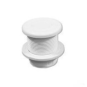 Air Button Len Gordon Power Touch 1-3/4" H 2-1/4" F 2L Scalloped White - Item LG10-White