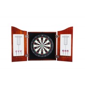 Centerpoint Solid Wood Dartboard & Cabinet Set  - Item NG1041CH