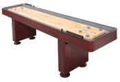 Challenger 9 ft. Shuffleboard with Dark Cherry Finish - Item NG1210