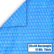 20 x 44 Rectangle-  12 mil Solar Cover for InGround Pools - Item NS445