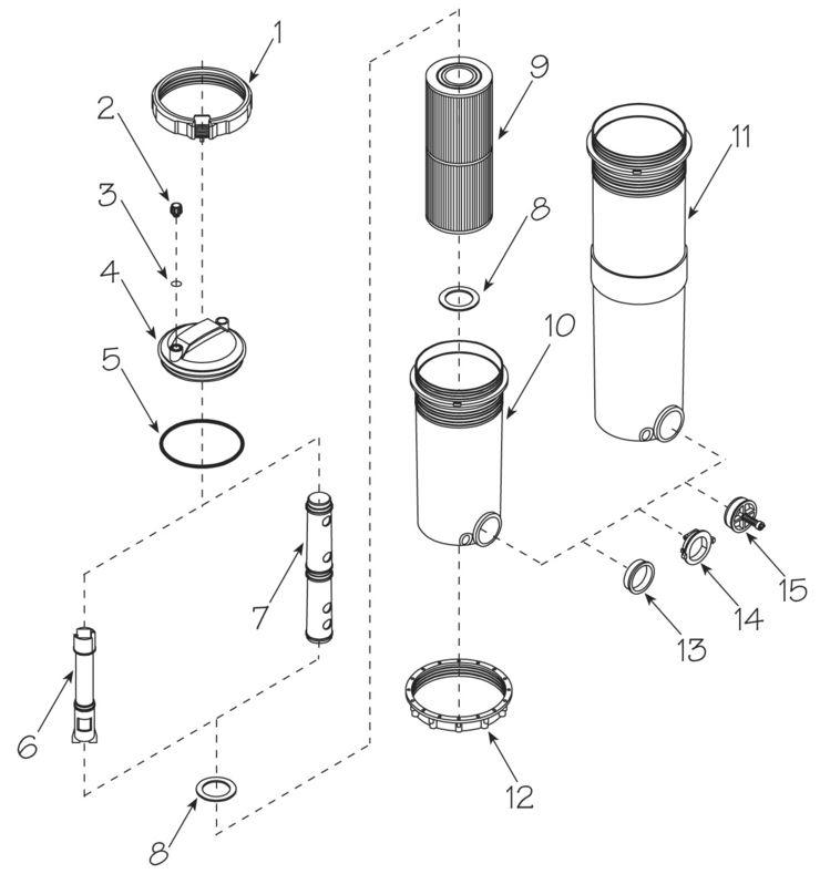 Waterway 1-12-2-TopLoad-Filters replacement parts