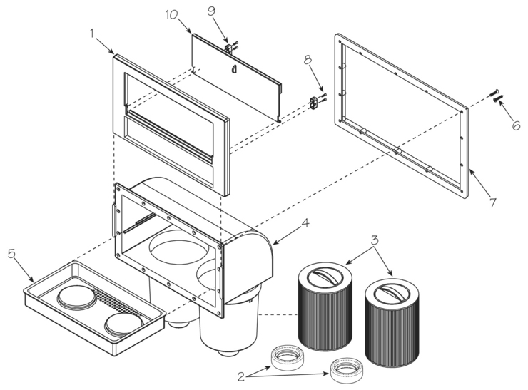 Waterway 100-Sq-Ft-Skim-Filter replacement parts