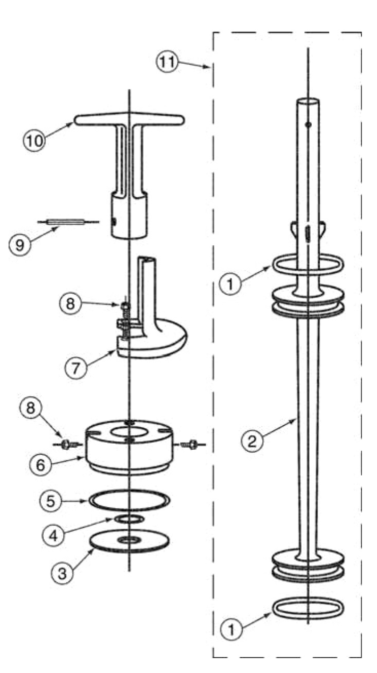 Pentair 2-PVC-Slide-Valves replacement parts