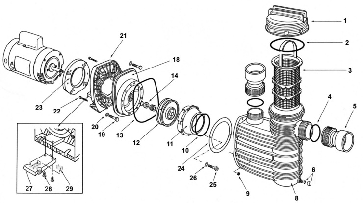 Speck Pumps 98 replacement parts