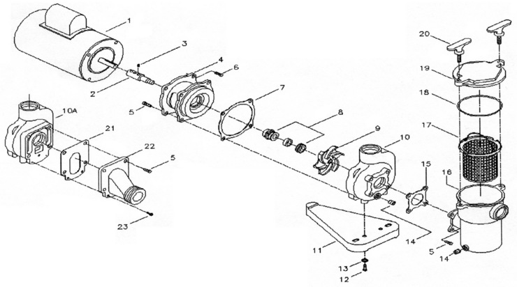 Aqua-Flo A-Series replacement parts