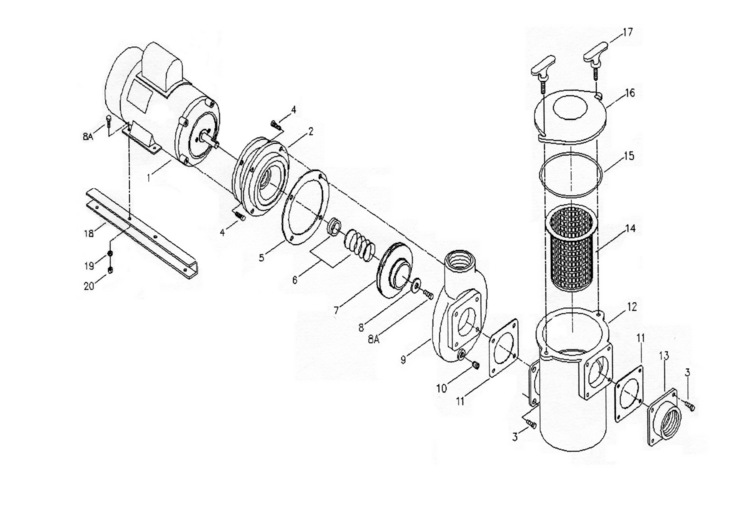 Aqua-Flo AC-Series replacement parts