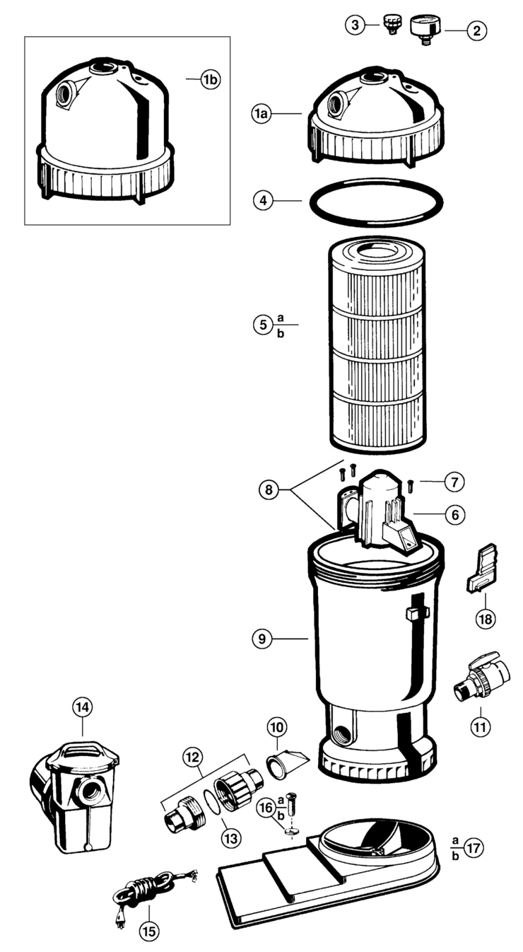 Hayward ASL-Filter replacement parts