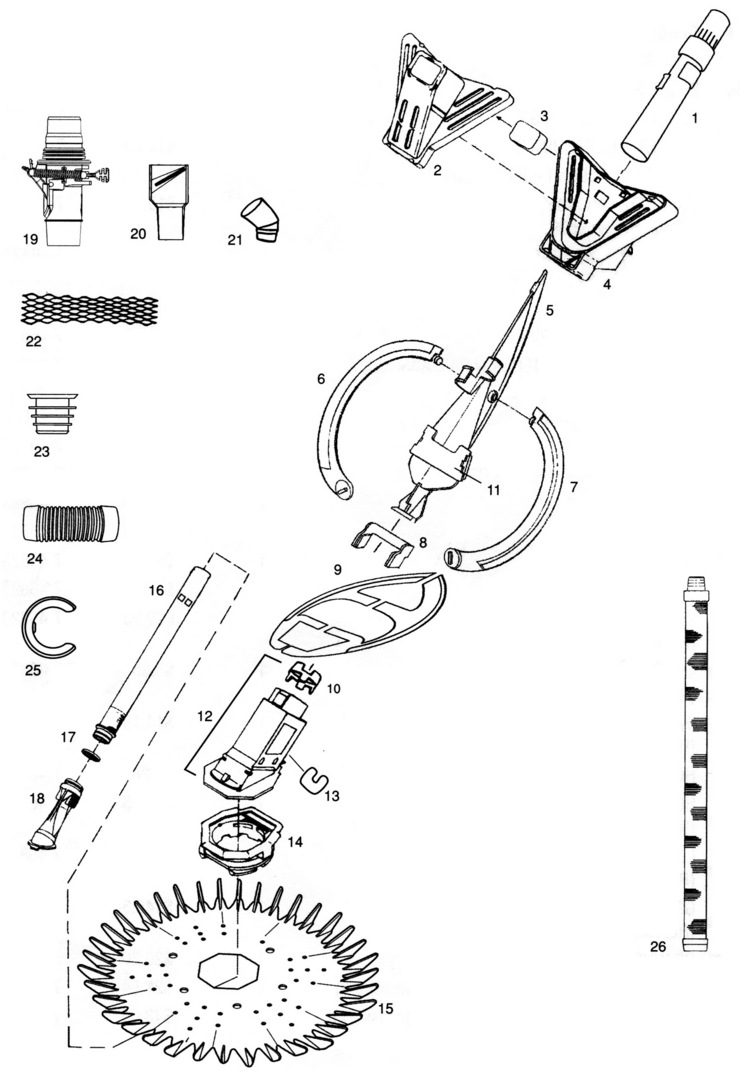 Zodiac Alpha-3 replacement parts