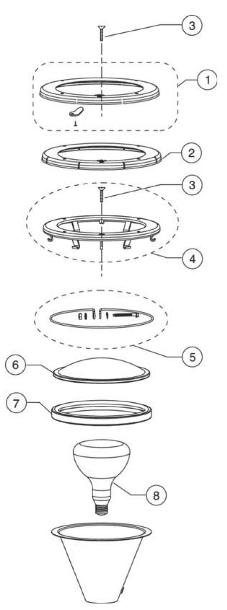 Pentair Amerlite-Lights replacement parts