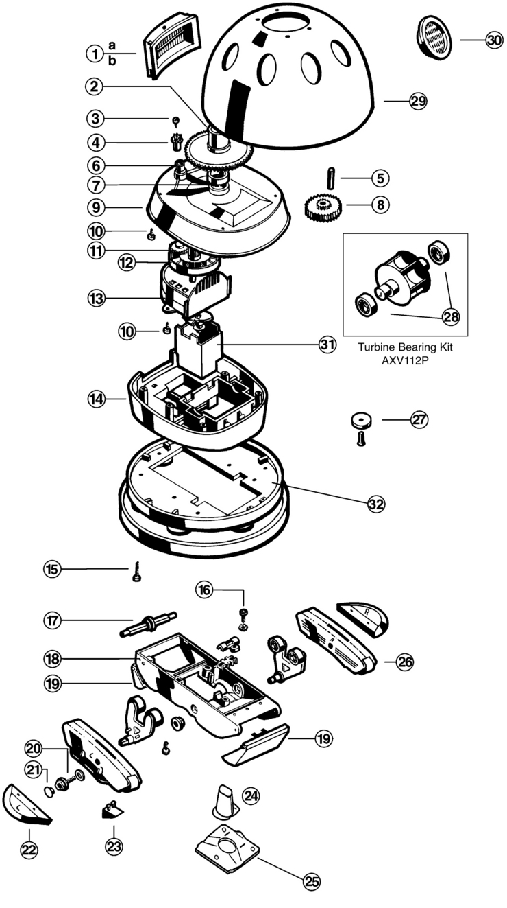 Hayward AquaDroid replacement parts