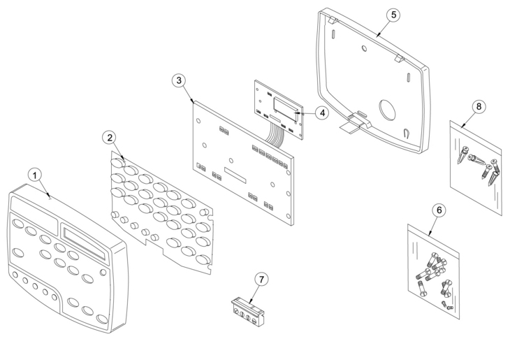 Jandy AquaLink-RS-Indoor-Controller-Series replacement parts