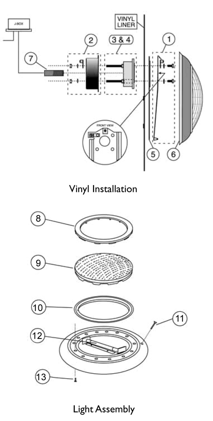 Pentair AquaLumin-AquaLumin-II-Lights replacement parts