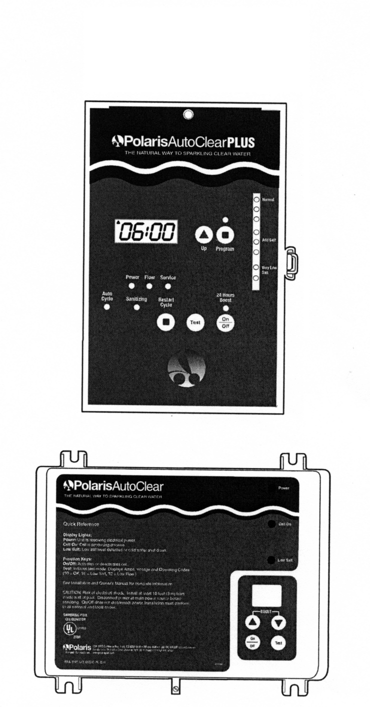 Polaris AutoClear-Automatic-Salt-Chlorinator replacement parts