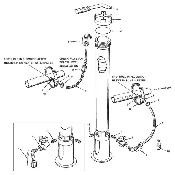 Pentair Automatic-Feeder-Models-30029X replacement parts