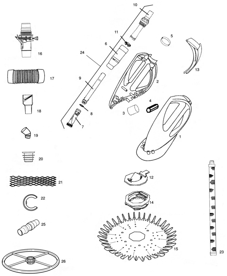 Zodiac Baracuda-G3 replacement parts