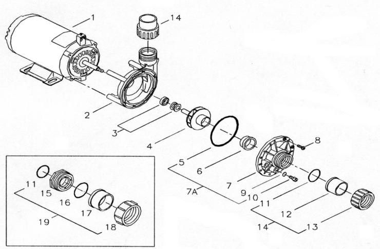 Aqua-Flo CircMaster-CMHP replacement parts