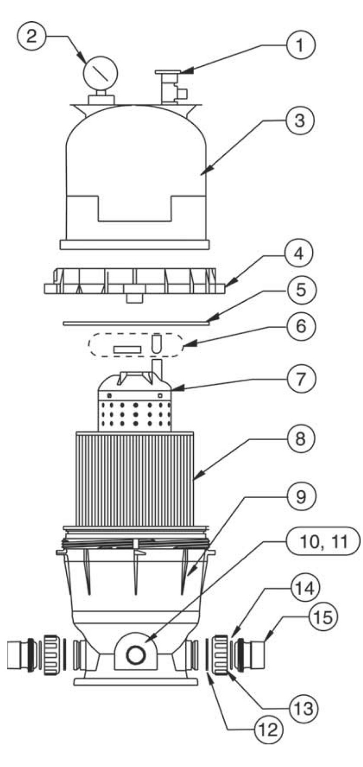Pentair Clean-Clear-Predator replacement parts