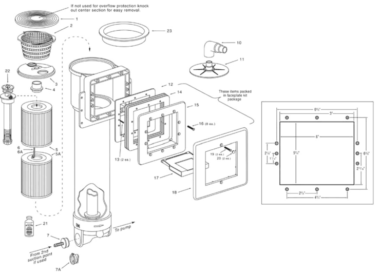 Pentair Dynamic-Series-IV-Model-DSF replacement parts