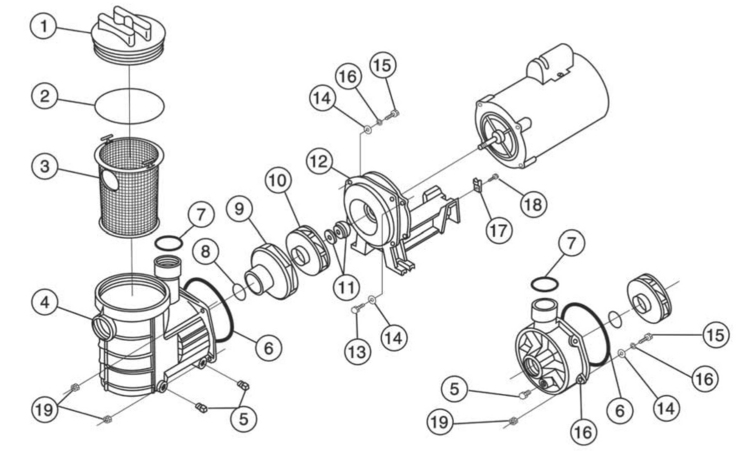 Pentair Eagle-Pump replacement parts