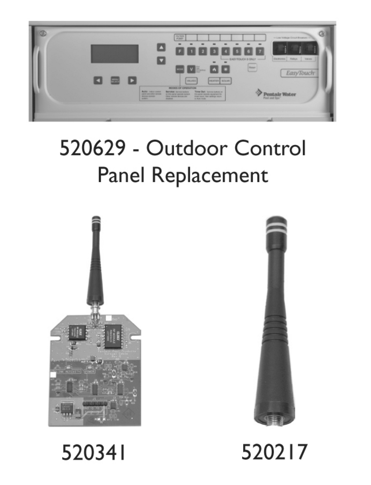 Pentair EasyTouch replacement parts