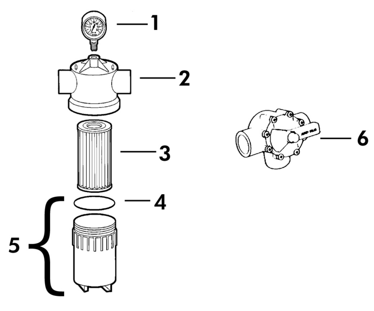Jandy Energy-Filter replacement parts
