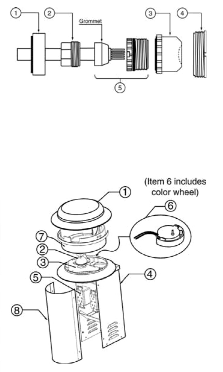 Pentair Fiberworks-Lens-Assembly replacement parts