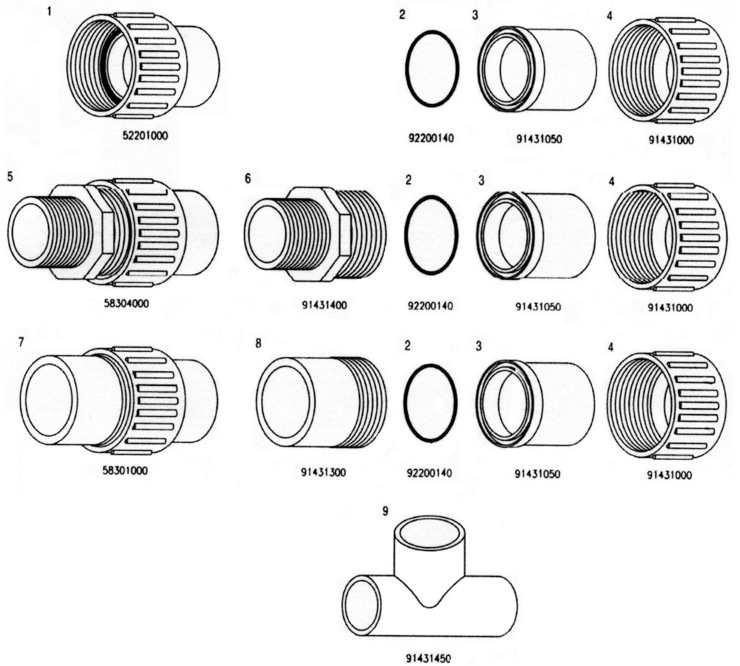 Aqua-Flo Fittings-112 replacement parts