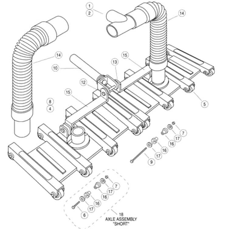 Pentair FlexAVac replacement parts