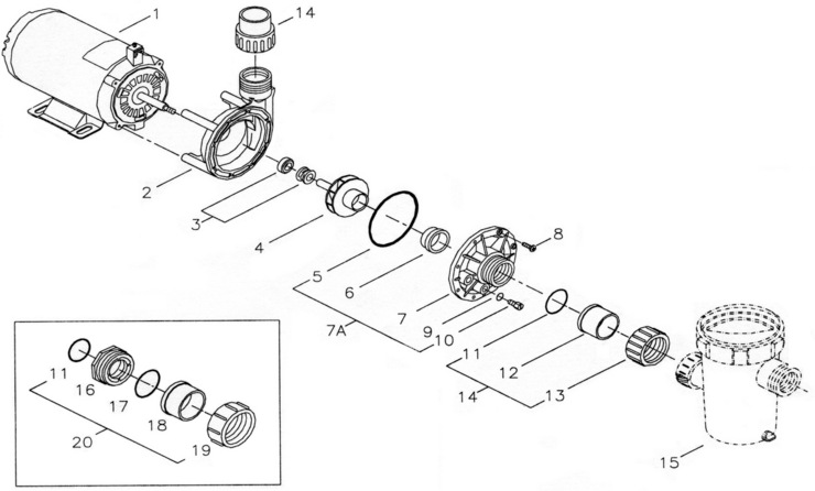 Aqua-Flo FloMaster-FMHP replacement parts