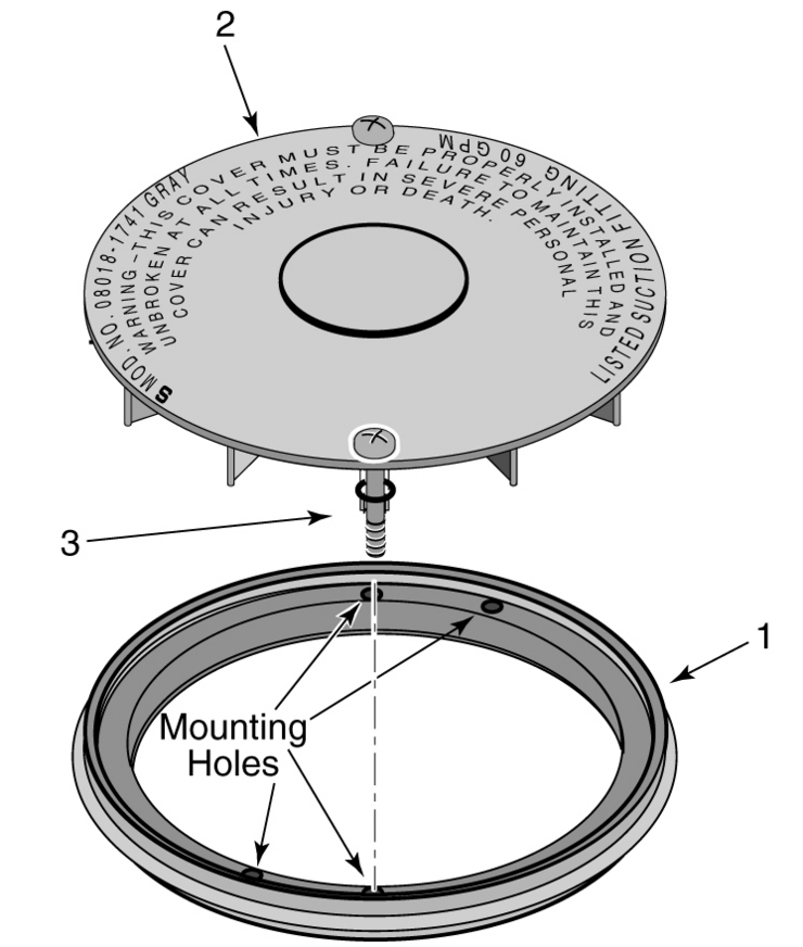 Sta-Rite Frame-Grate-Assembly-Plate replacement parts