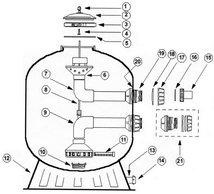 Waterco / Baker Hydro HRV-High-Pressure replacement parts