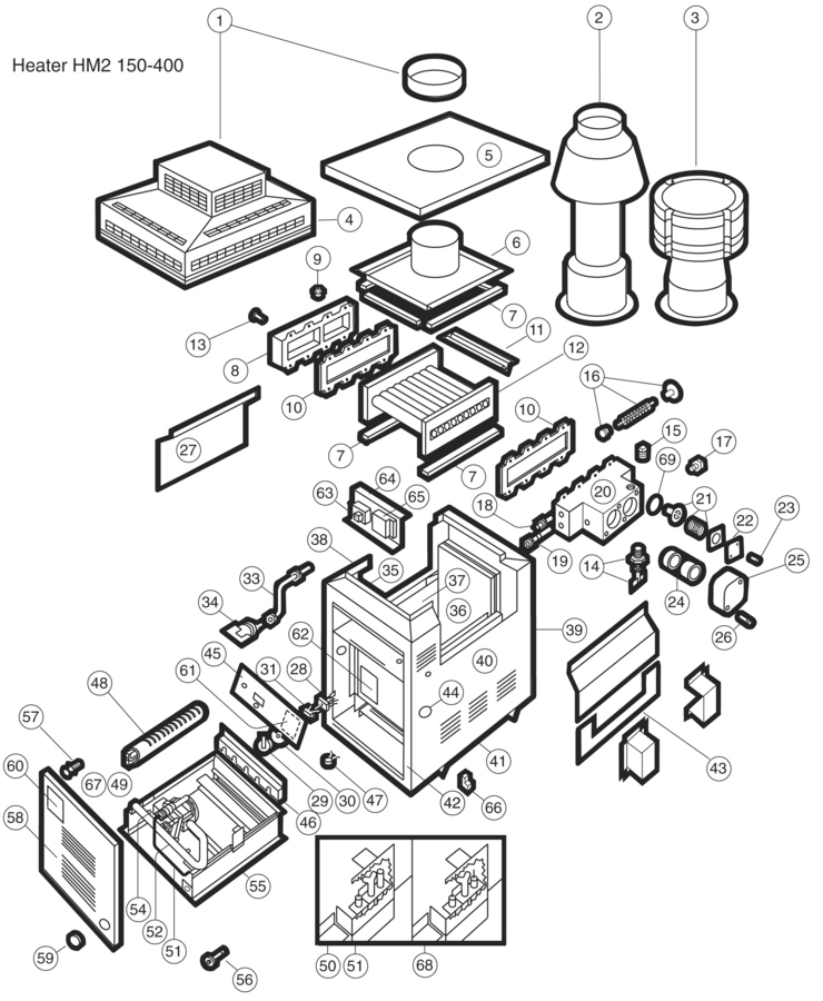 Hayward Heatmaster-HM2-Models-150400 replacement parts