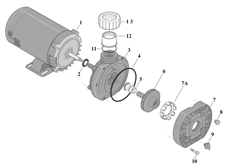 Sta-Rite JW-Series replacement parts