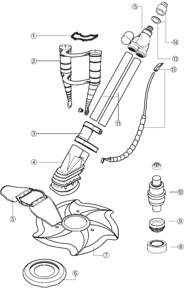 Pentair Kreepy-Krauly-2000 replacement parts