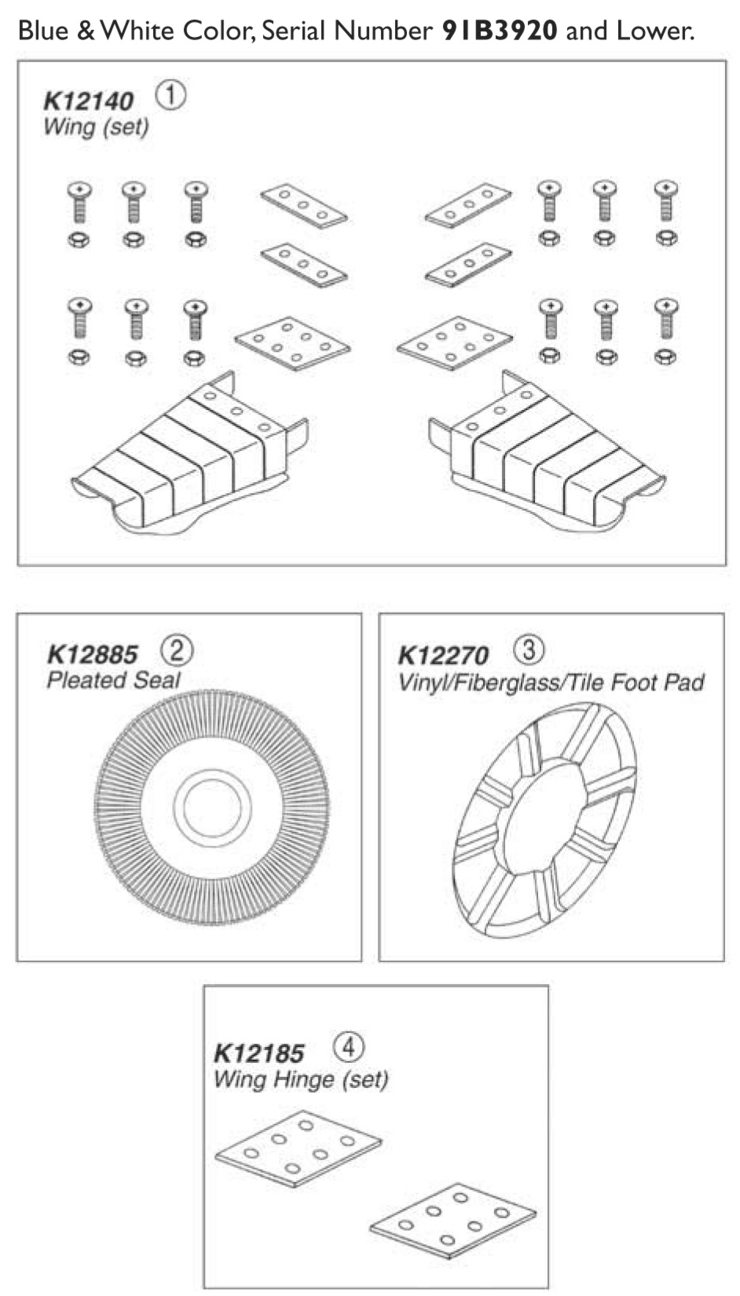 Pentair Kreepy-Krauly-Hose-Accessories-1993-Earl replacement parts