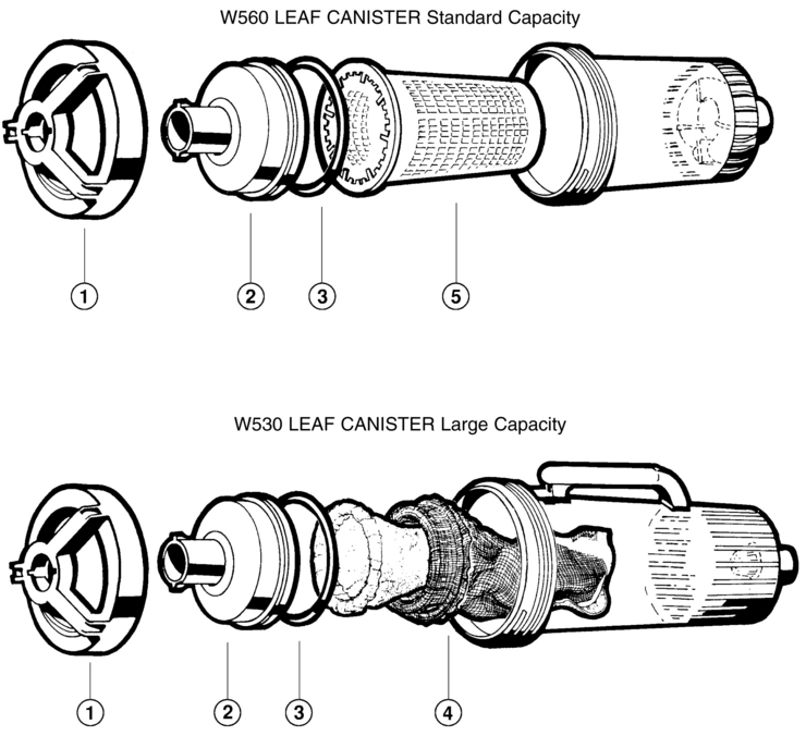 Hayward Leaf-Canisters replacement parts